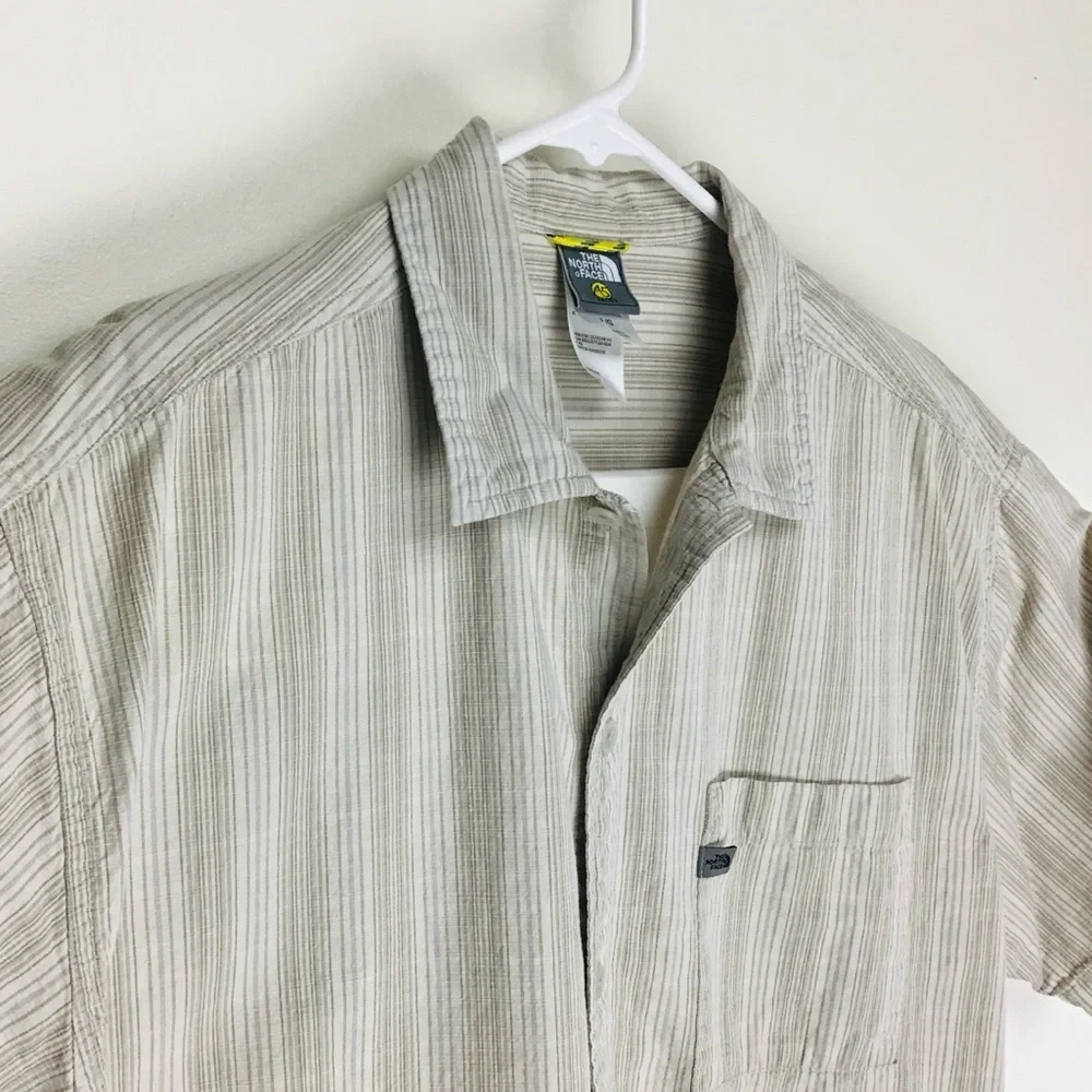 The North Face A5 Series mens short sleeve button up casual shirt large
